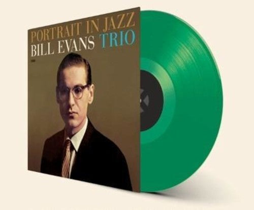 the album cover for Bill Evans - Portrait In Jazz (Bonus Track) [Colored Vinyl] (Grn) [Limited Edition]