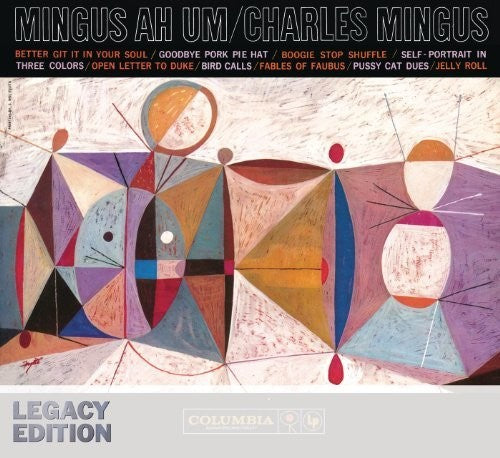the album cover for Charles Mingus - Mingus Ah Um (Blue) [Colored Vinyl] [Limited Edition] [180 Gram] [Remastered]
