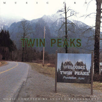 the album cover for Twin Peaks [TV Series] - Music From Twin Peaks [SYEOR 2020 Translucent Green LP]