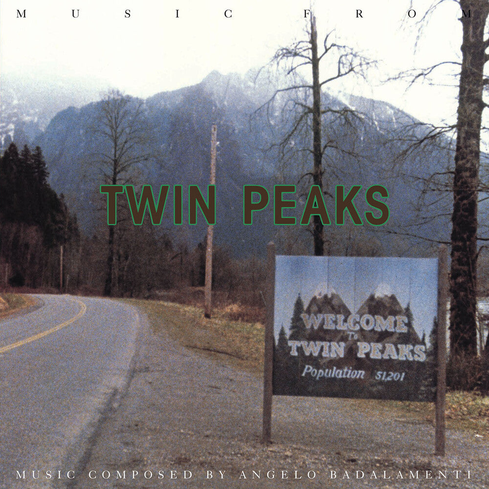 the album cover for Twin Peaks [TV Series] - Music From Twin Peaks [SYEOR 2020 Translucent Green LP]