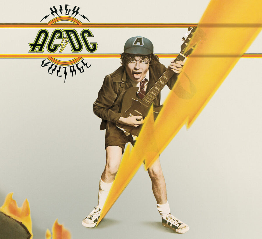 the album cover for AC/DC - High Voltage