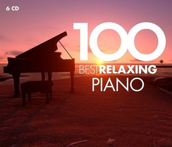 the album cover for 100 Best Relaxing Piano / Various - 100 Best Relaxing Piano