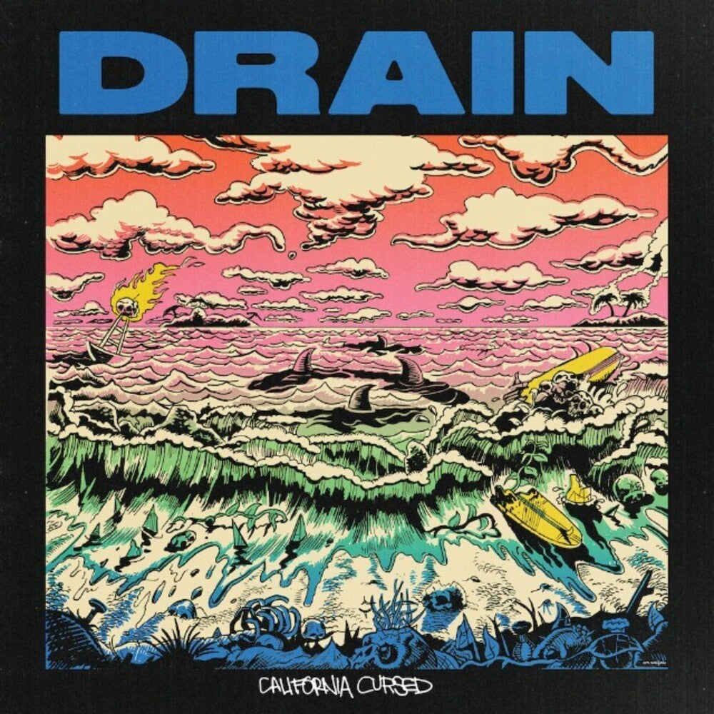 the album cover for Drain - California Cursed