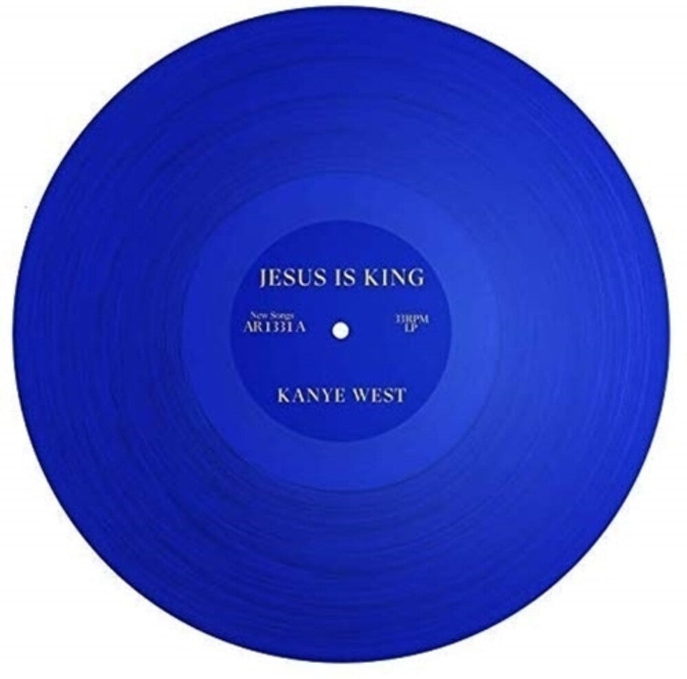 the album cover for Kanye West - JESUS IS KING