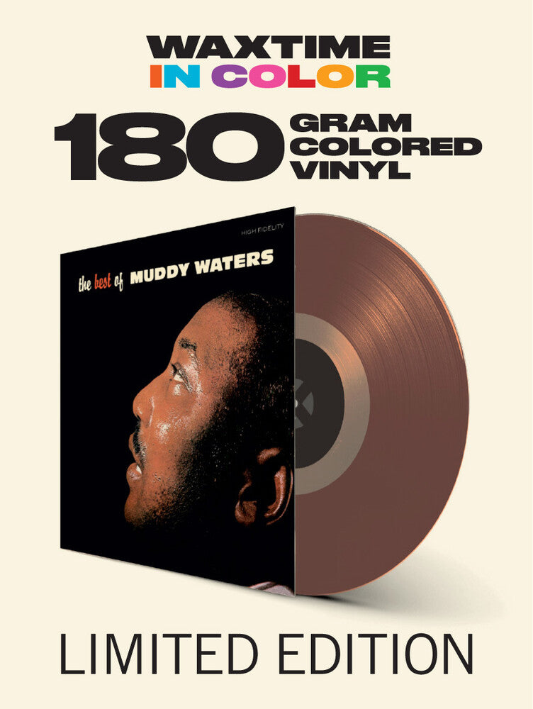 the album cover for Muddy Waters - Best Of [Limited 180-Gram Brown Colored Vinyl With Bonus Tracks]