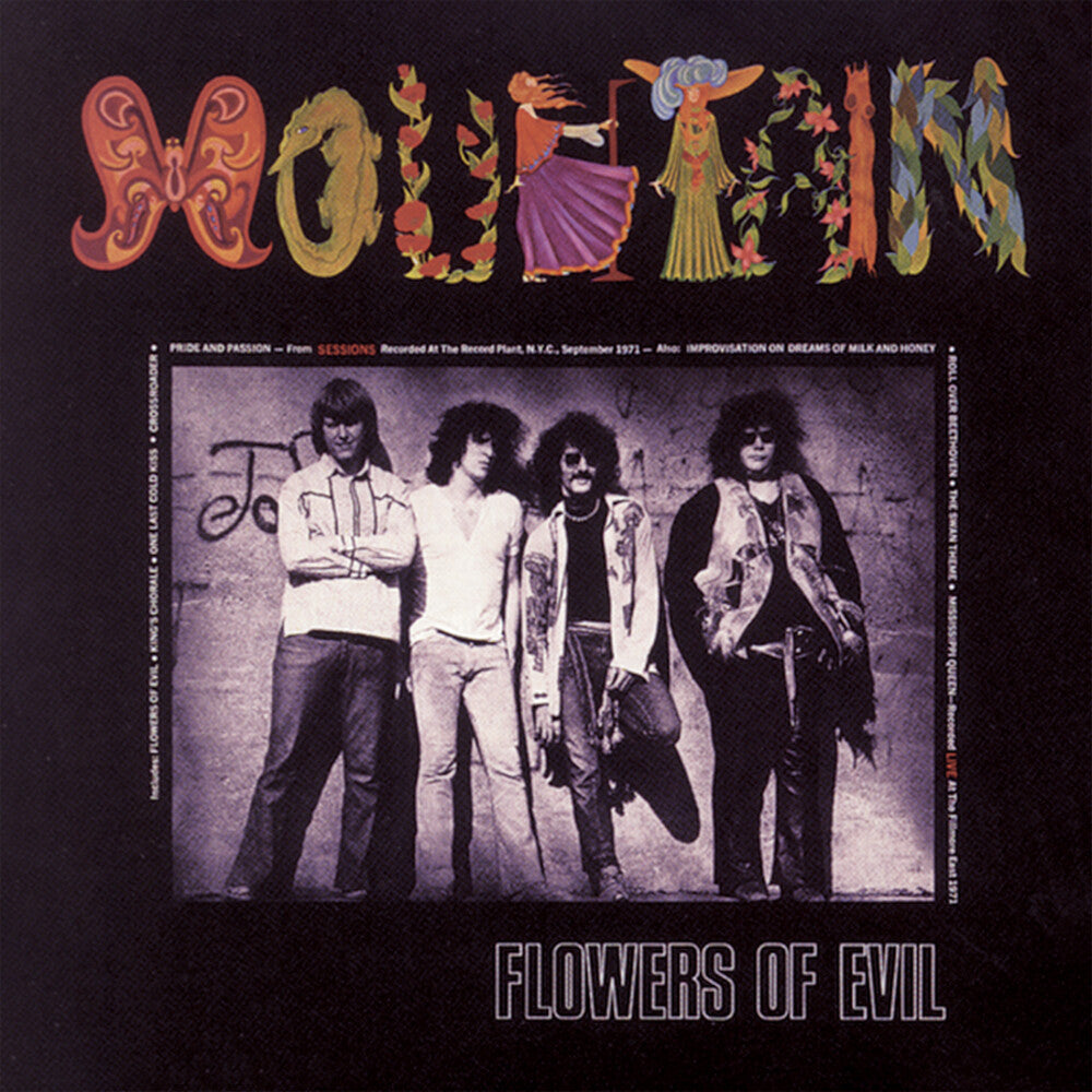 the album cover for Mountain - Flowers of Evil