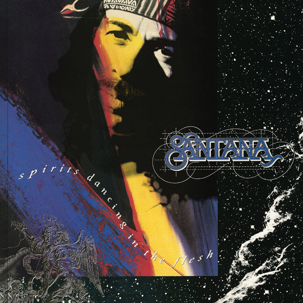 the album cover for Santana - Spirits Dancing In The Flesh