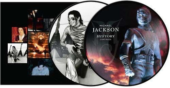 the album cover for Michael Jackson - HIStory: Continues [Picture Disc LP]