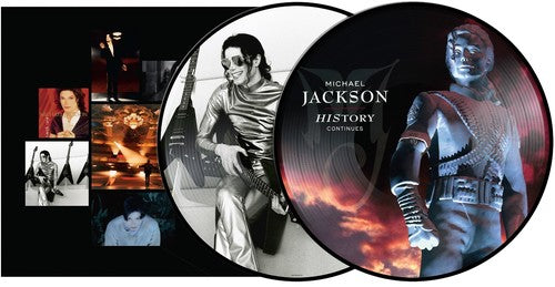 the album cover for Michael Jackson - HIStory: Continues [Picture Disc LP]
