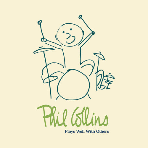 the album cover for Phil Collins - Plays Well With Others [4CD]