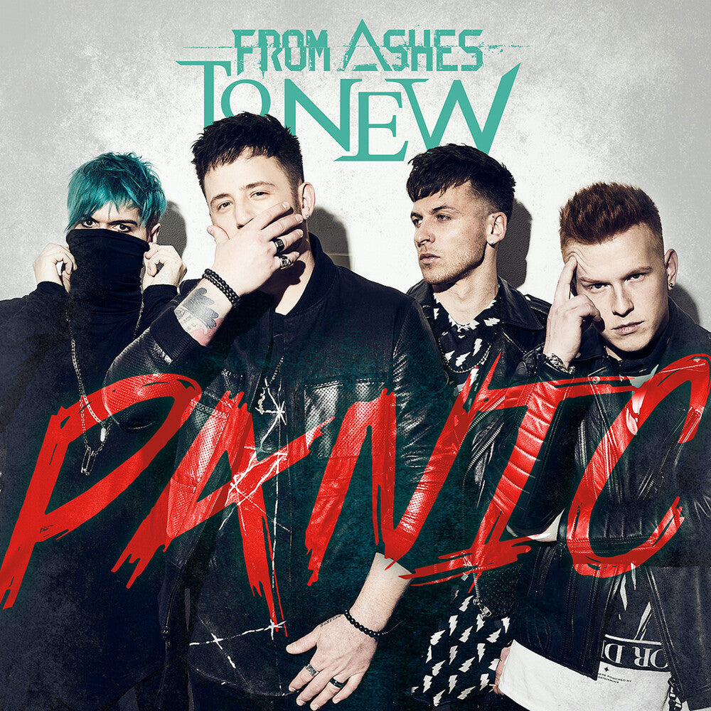 the album cover for From Ashes to New - Panic