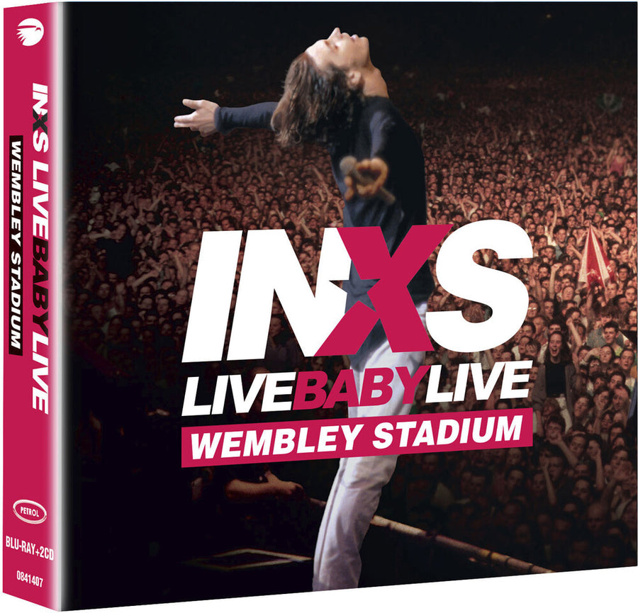 the album cover for INXS - Live Baby Live (2CD+Bluray)