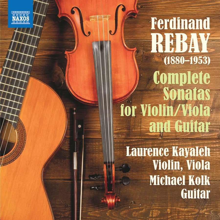 the album cover for Rebay / Kayaleh / Kolk - Sonatas Violin / Viola & Guitar