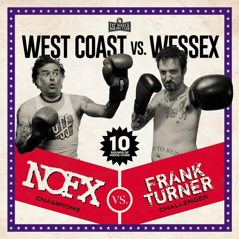 the album cover for NOFX - West Coast Vs. Wessex [LP]