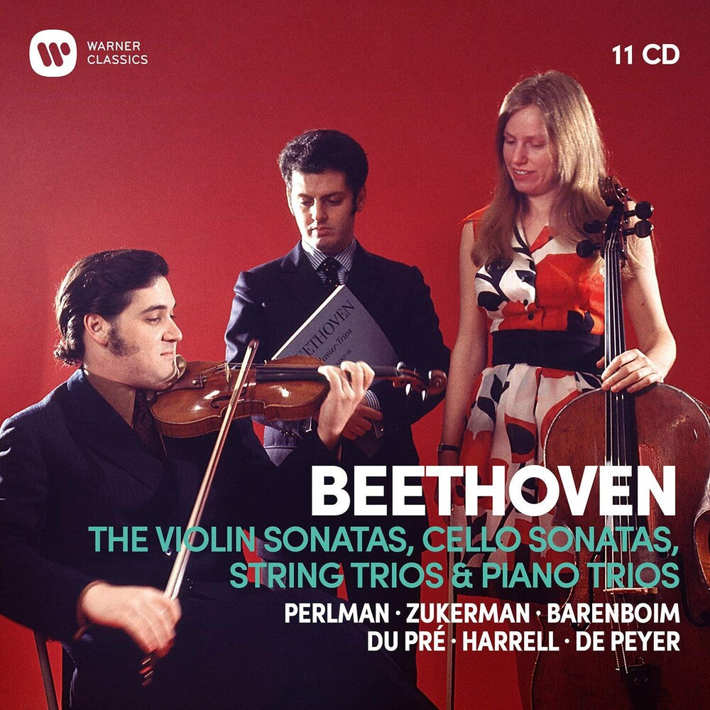 the album cover for Itzhak Perlman / Zukerman,Pinchas - Beethoven: Complete Violin Sonatas, Cello Sonatas, Piano Trios, String