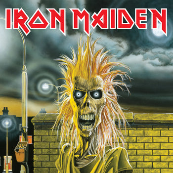 the album cover for Iron Maiden - Iron Maiden