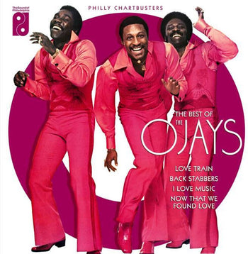 the album cover for O'Jays - Philly Chartbusters: Very Best Of (140gm Black Vinyl)