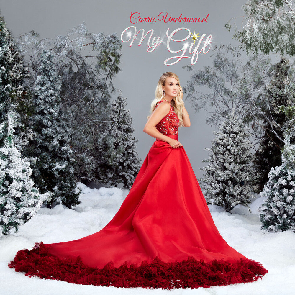 the album cover for Carrie Underwood - My Gift