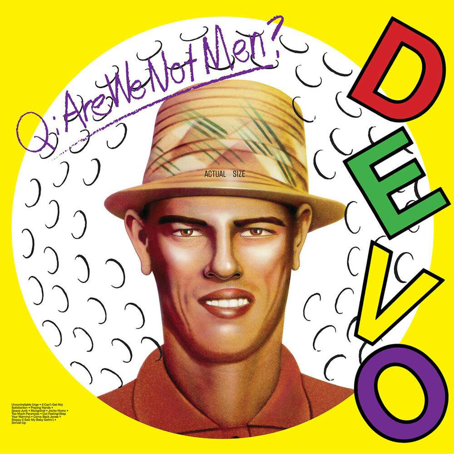 the album cover for Devo - Q: Are We Not Men? A: We Are Devo! [Rocktober 2020 LP]