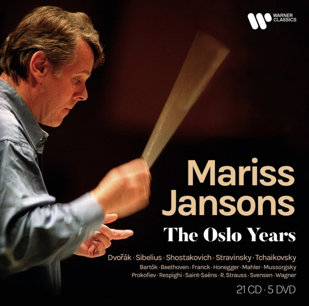 the album cover for Mariss Jansons / Oslo Philharmonic Orchestra - Jansons - The Oslo Years