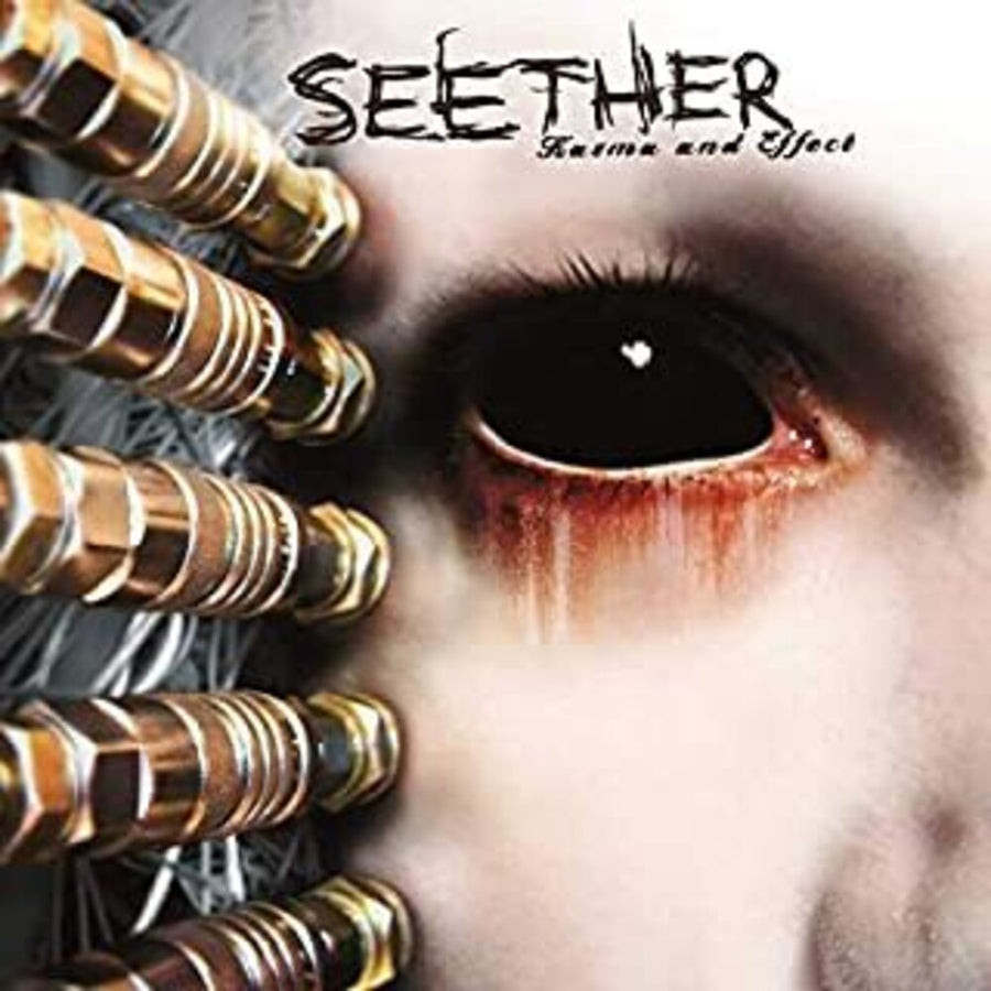 the album cover for Seether - Karma and Effect [Opaque Burgundy 2LP]