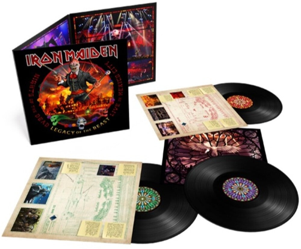 the album cover for Iron Maiden - Nights Of The Dead, Legacy Of The Beast: Live In Mexico City [3LP]