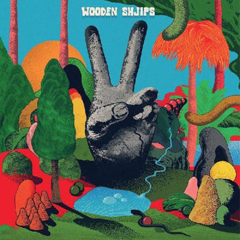 the album cover for Wooden Shjips - V. [Clear Vinyl] (Red)