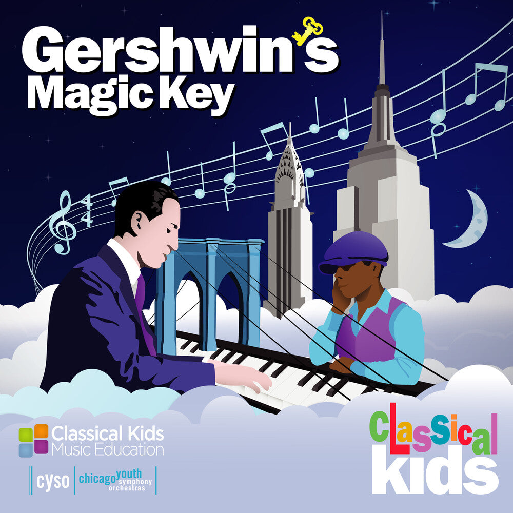 the album cover for Classical Kids - Gershwin's Magic Key