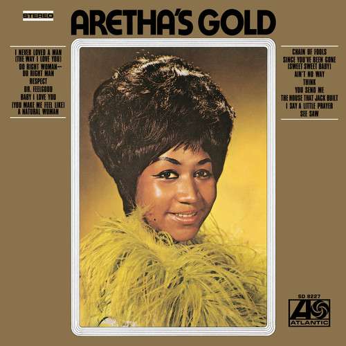 the album cover for Aretha Franklin - Aretha's Gold
