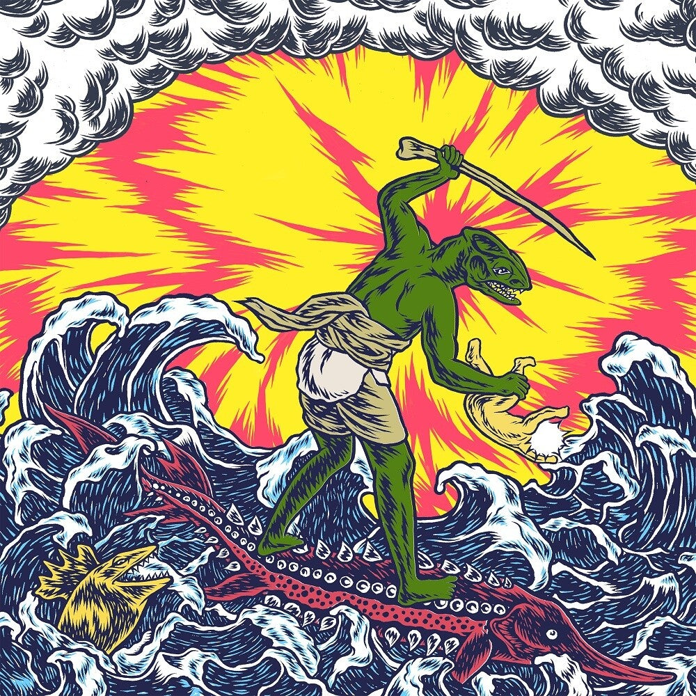 the album cover for King Gizzard & The Lizard Wizard - Teenage Gizzard [CD]