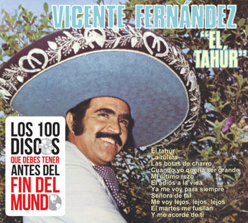 the album cover for Vicente Fernandez - El Tahur