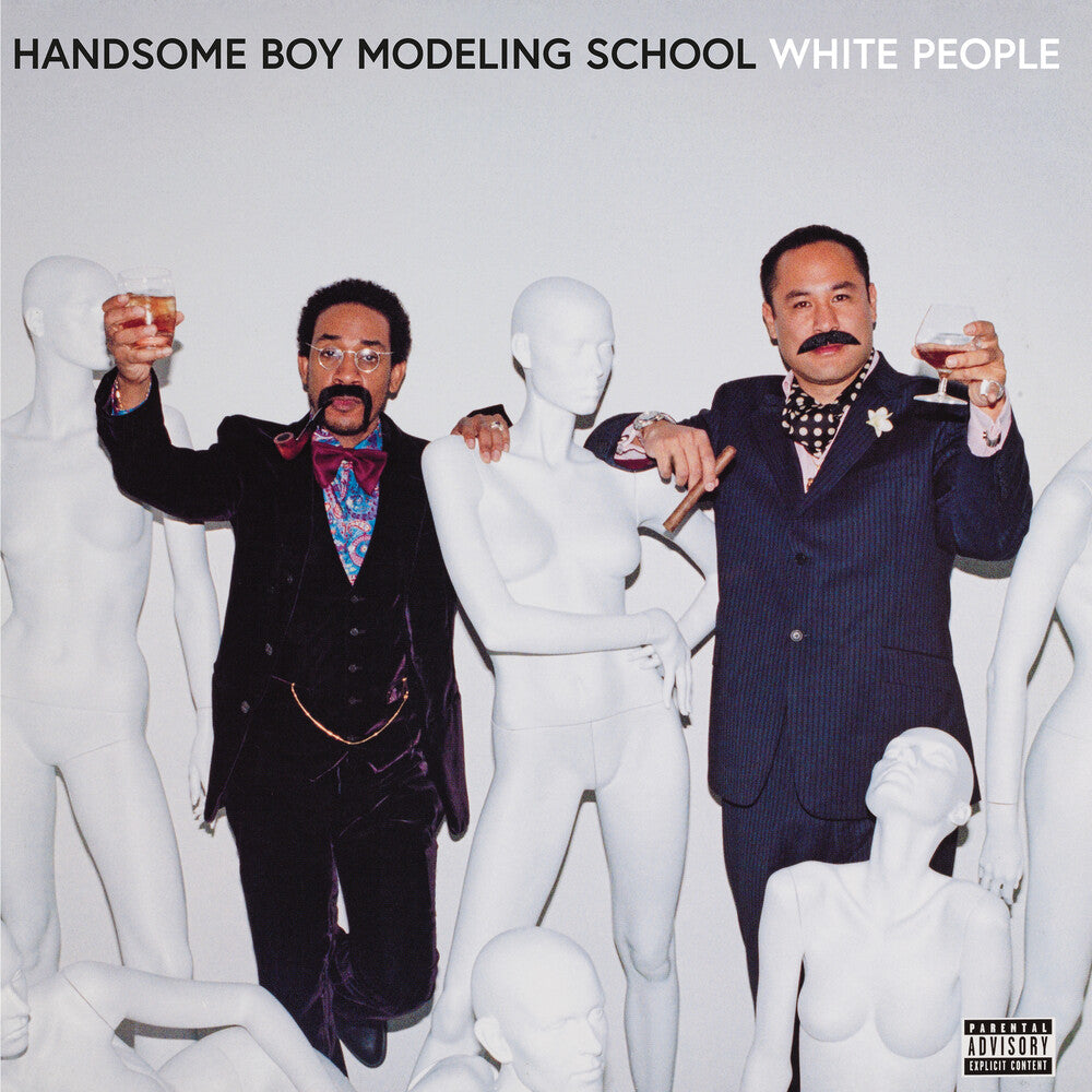 the album cover for Handsome Boy Modeling School - White People [Opaque White LP]