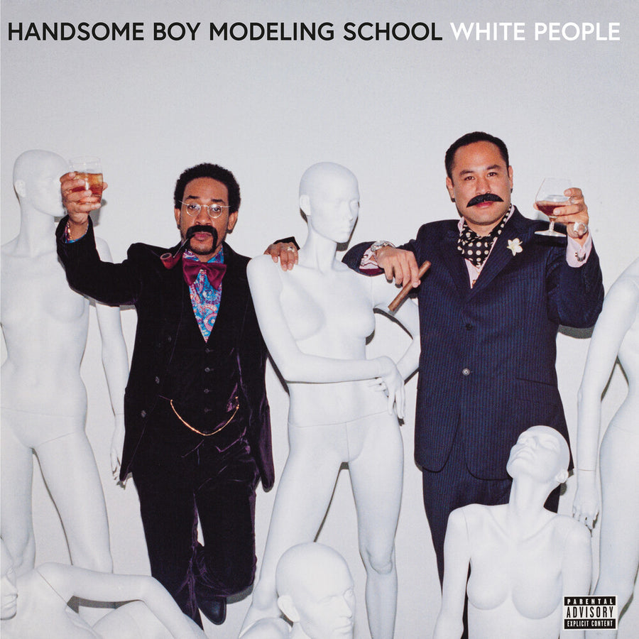 the album cover for Handsome Boy Modeling School - White People [Opaque White LP]