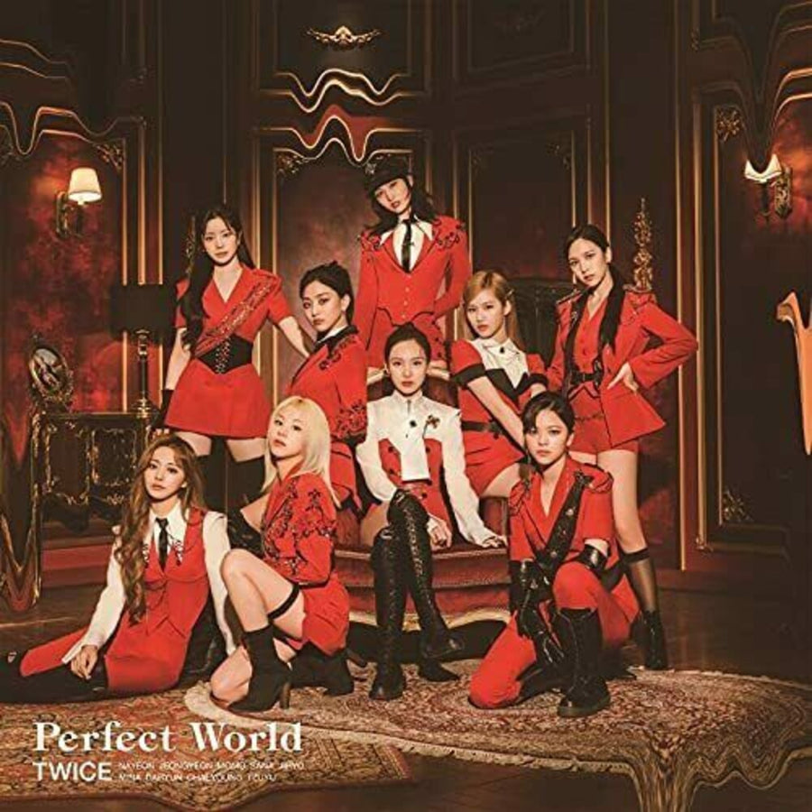 the album cover for TWICE - Perfect World (Jpn)