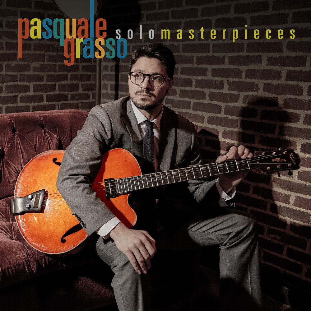 the album cover for Grasso - Solo Masterpieces