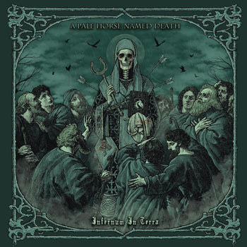 the album cover for A Pale Horse Named Death - Infernum In Terra