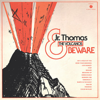 the album cover for Jr. Thomas & The Volcanos - Beware