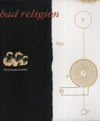 the album cover for Bad Religion - The Process of Belief [LP]
