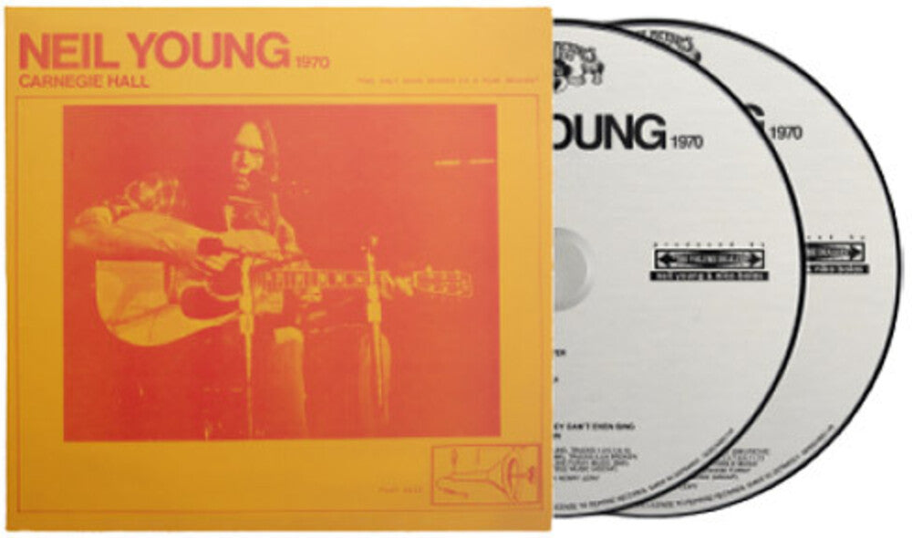 the album cover for Neil Young - Carnegie Hall 1970 [2CD]