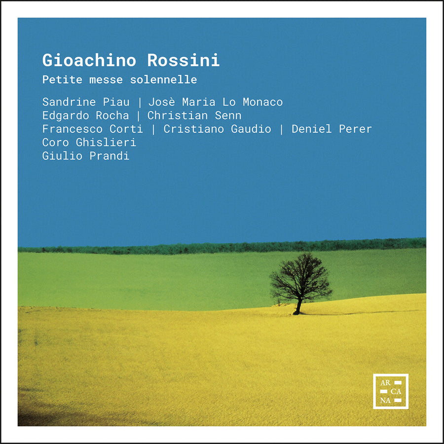 the album cover for Rossini / Coro Ghislieri / Senn - Petite Messe Solennelle