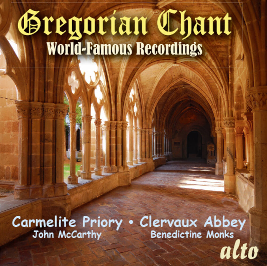 the album cover for Choir Of The Carmelite Priory - Gregorian Chant - World Famous Recordings