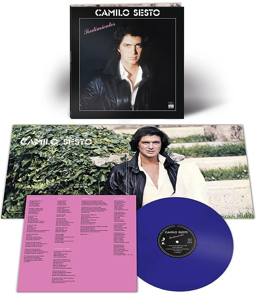 the album cover for Camilo Sesto - Sentimientos (Colored Vinyl)