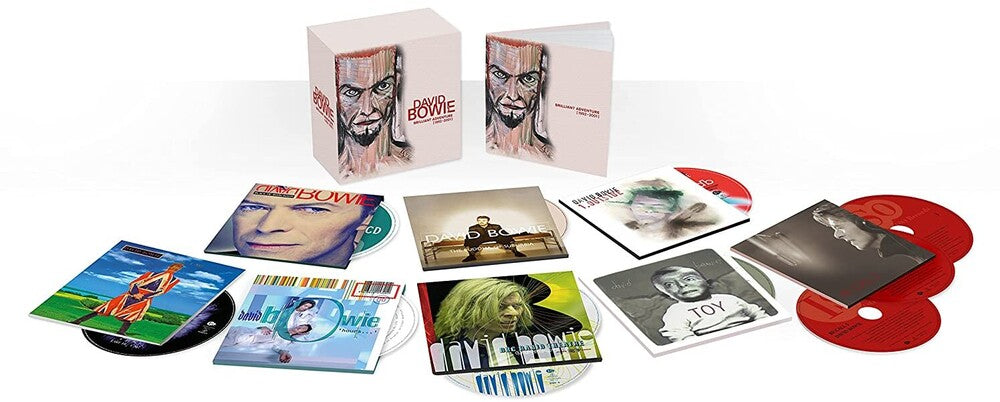 the album cover for David Bowie - Brilliant Adventure (1992 – 2001) [11CD Box Set]