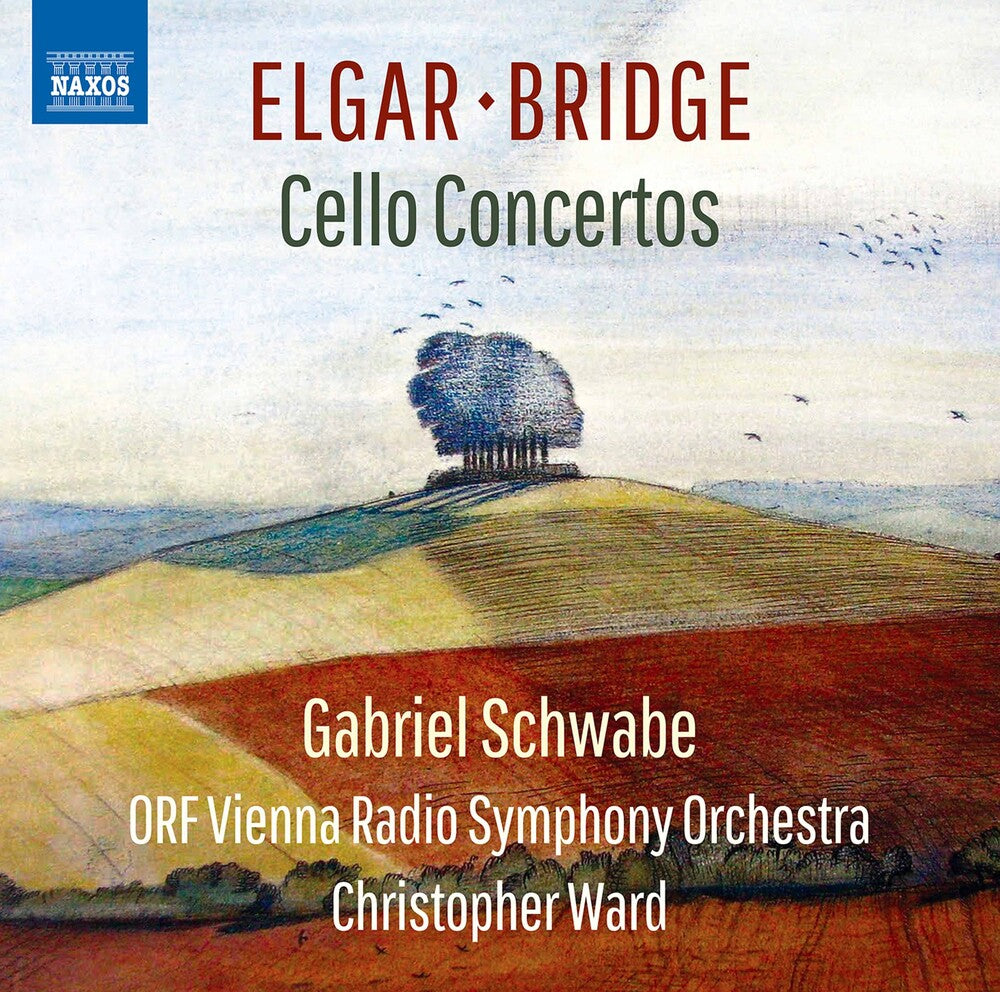 the album cover for Bridge / Schwabe / Ward - Cello Concertos