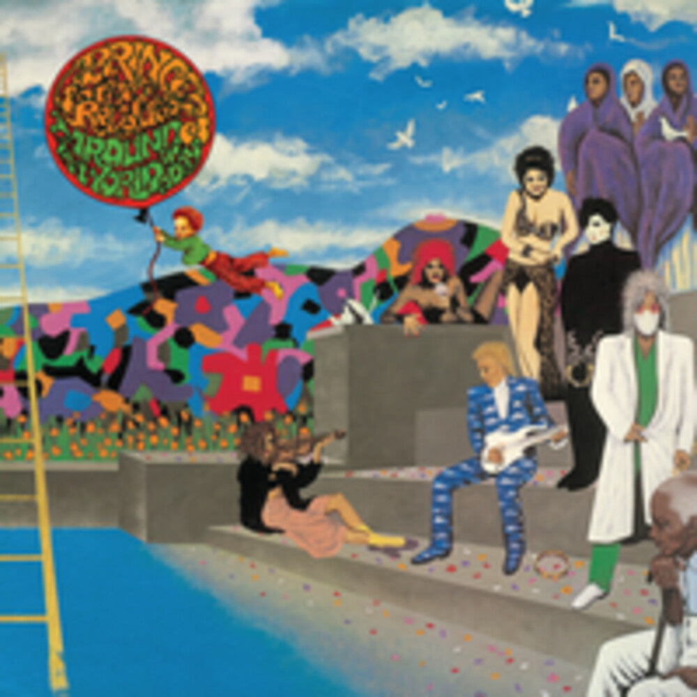 the album cover for Prince - Around The World In A Day