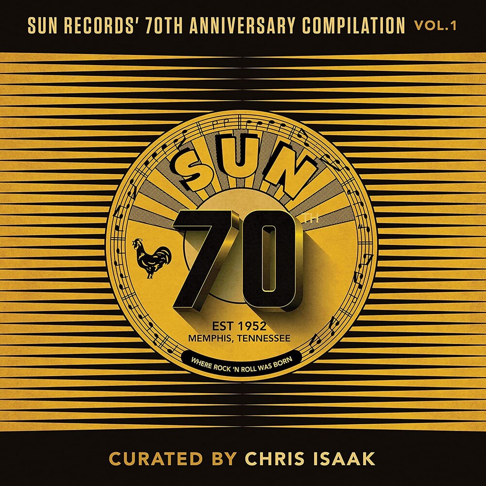the album cover for Various Artists - Sun Records' 70th Anniversary Compilation, Vol. 1 [LP]