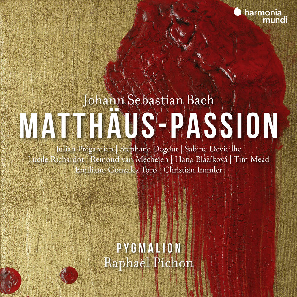 the album cover for Pygmalion / Raphael Pichon - Bach: Matthaus-Passion