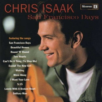 the album cover for Chris Isaak - San Francisco Days