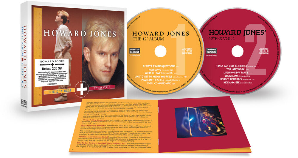 the album cover for Howard Jones - 12 Album + 12ers Vol 2 [Remastered] (Uk)