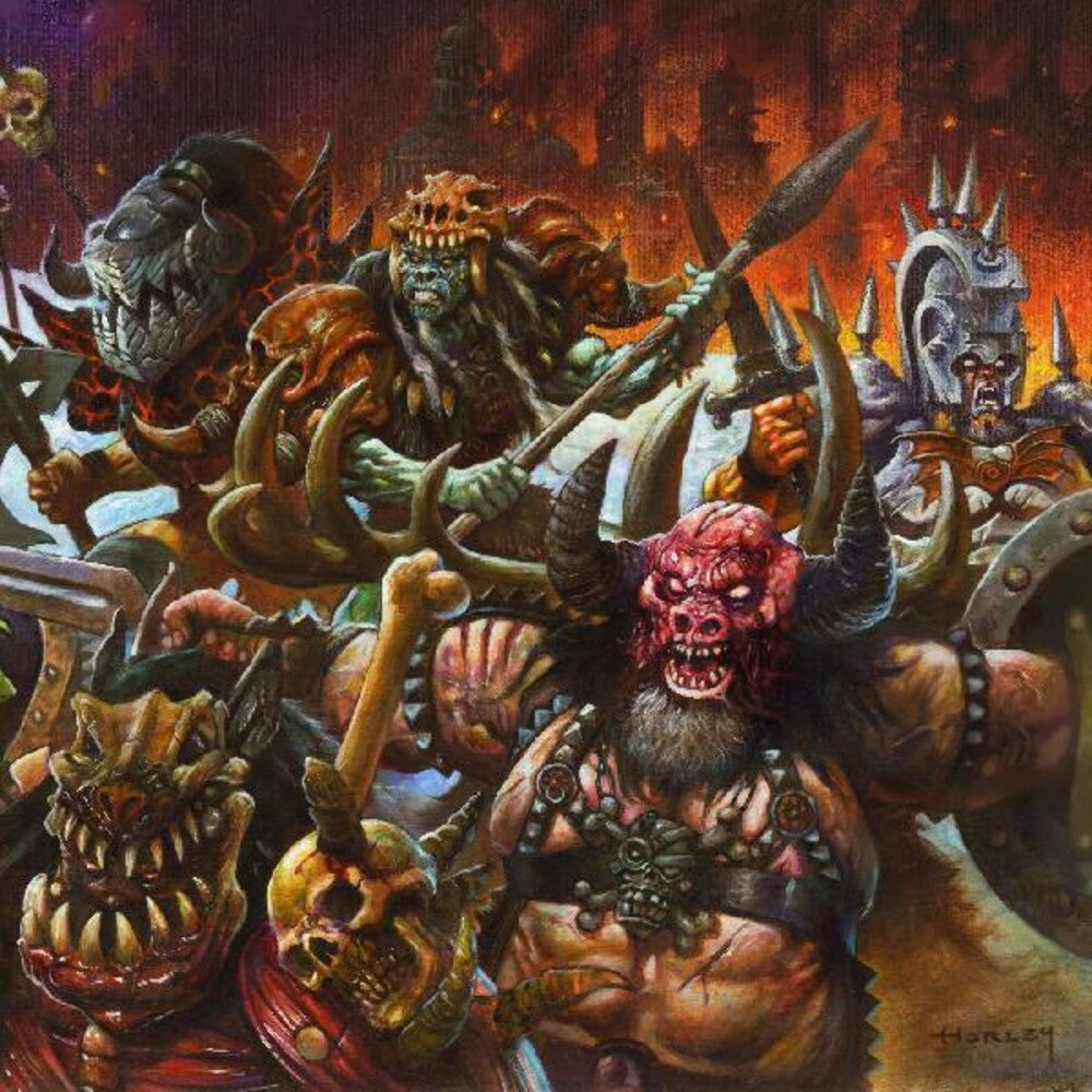 the album cover for GWAR - The New Dark Ages
